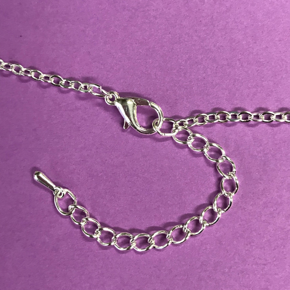 Chuang Tzu Butterfly Quote Silver Pendant Necklace - Picture 5 of 5